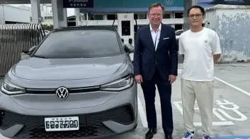 《台灣福斯汽車》總裁親測《ID.5 Pro S》一度電跑7.19公里