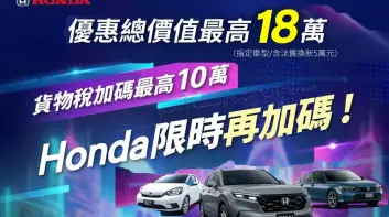 2025年9月購車優惠｜HR-V下殺70萬內 CR-V最高優惠18萬 省油王FIT e:HEV 60萬零利率
