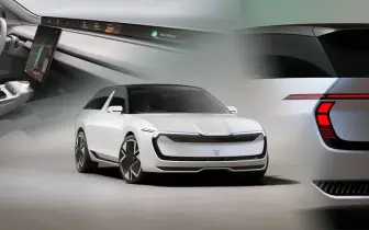 《Skoda Vision O》概念車 兼具空間與科技 預覽純電Octavia與Superb Combi