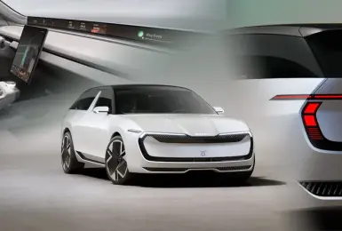 《Skoda Vision O》概念車 兼具空間與科技 預覽純電Octavia與Superb Combi