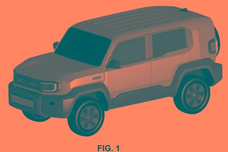 Toyota Land Cruiser mini(暫稱)專利設計圖