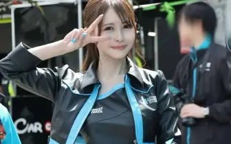【國王車訊】車模美女收集 ANEST IWATA Racing BLUE LINK Ignis 鈴付みけ
