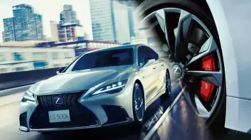 打破停產傳聞｜《Lexus LS》年式更新 新增LFA白 改用紅色卡鉗