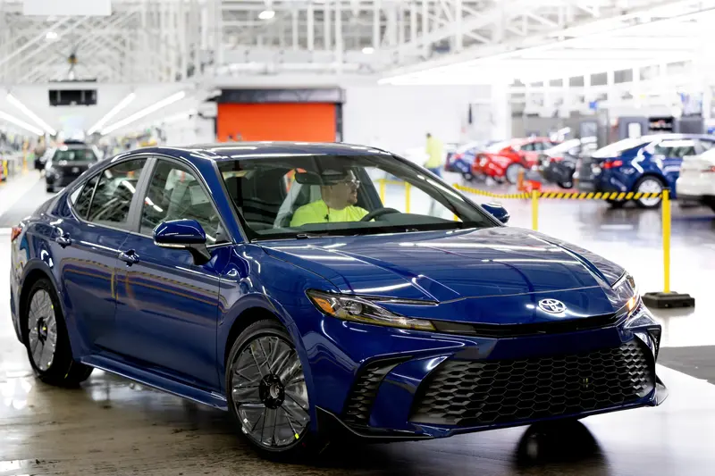 九代美規Camry在美國Toyota Motor Manufacturing Kentucky生產