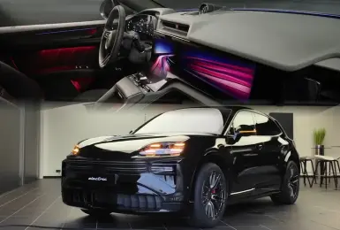 發表倒數｜《Porsche Cayenne》電動車 導入曲面OLED螢幕 完美包覆中控台