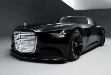經典車頭再現！《Mercedes-Benz Vision Iconic》概念車 展示多項品牌尖端科技