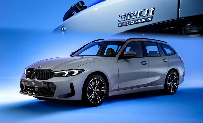 為慶祝BMW 經典3 Series誕生50週年，BMW 總代理汎德今（20）日正式發表全新特仕車款——BMW 320i Touring 50 Jahre 限量版，建議售價262萬元，全台限量100台。