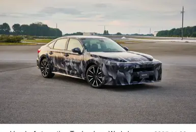 大改款《Honda Civic》底盤技術搶先公開 升級全新油電系統