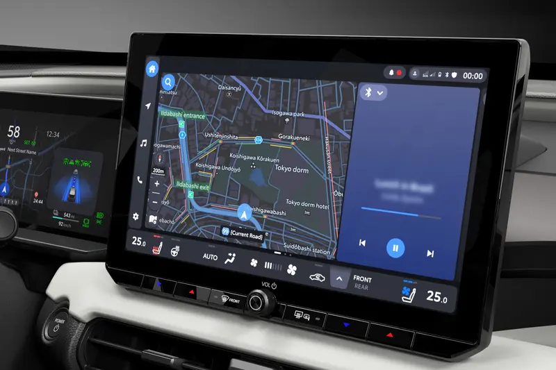 小改款Lexus NX有望升級最新Arene OS車機系統。圖片為六代Toyota RAV4。