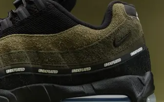 時尚潮流｜UNDEFEATED × Nike Air Max 95「Medium Olive」登場 傳奇聯名迎來最終篇章