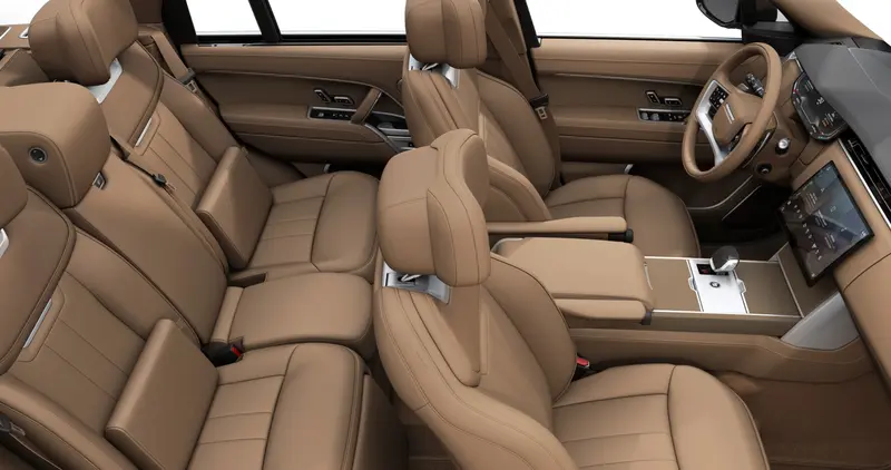 內裝以經典的 Caraway 香芹籽棕色作為主調，雙前座配備 22 向電動調整雙前座椅，後排採進階舒適行政總裁後席。