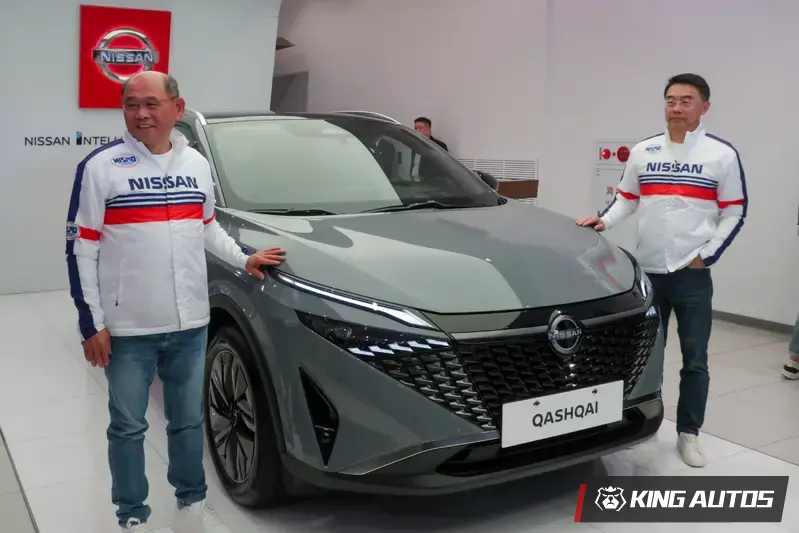 裕隆日產姚振祥總經理(左)與李昌益副總經理