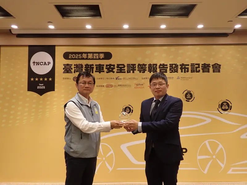 2025年TNCAP最佳轎式車型獎FORD FOCUS。圖片摘至TNCAP官方網站。