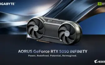 CES 2026｜《技嘉 GIGABYTE》發表 AORUS GeForce RTX™ 5090 INFINITY 顯示卡，精巧設計結合創新散熱釋放極致效能