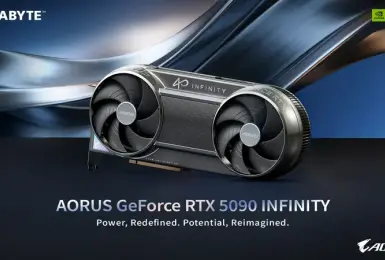 CES 2026｜《技嘉 GIGABYTE》發表 AORUS GeForce RTX™ 5090 INFINITY 顯示卡，精巧設計結合創新散熱釋放極致效能