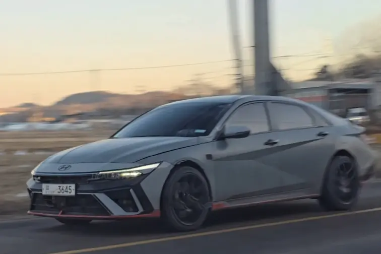 全新Elantra N測試車，圖片摘