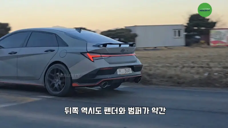 全新Elantra N測試車，圖片摘