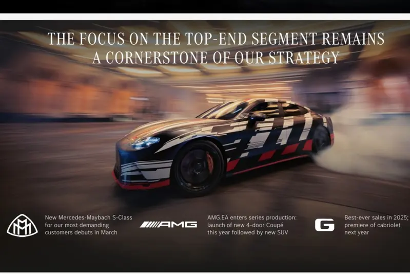 性能車款方面，今年發表新世代AMG GT 4-Door，隔年推出性能休旅車。