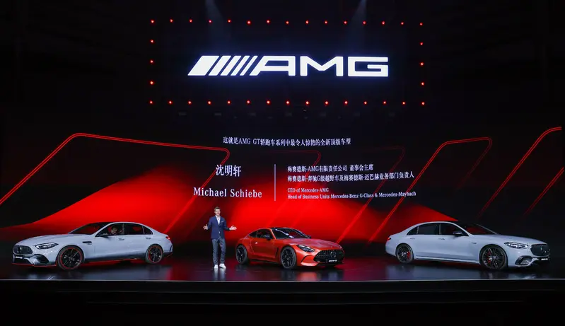 2024年4月30日，Mercedes-AMG執行長Michael Schiebe出席全新AMG GT 63 SE PERFORMANCE發表會。