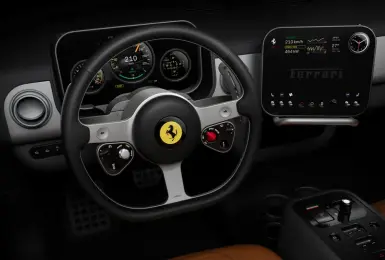 滿滿iPhone感？！《Ferrari Luce》電動車引領人機互動界面新紀元
