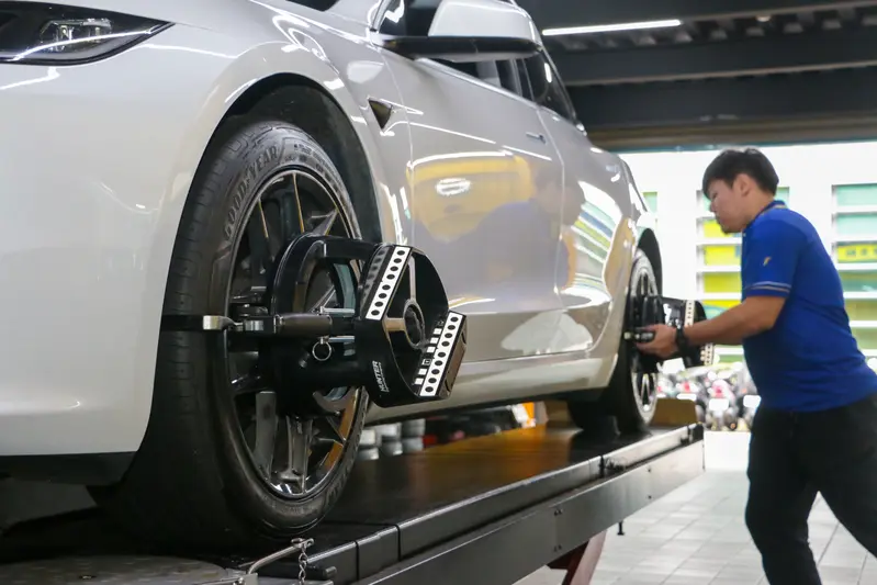 ▲ 輕量化超快速定位夾具，無金屬接觸，完全不傷鋁圈。