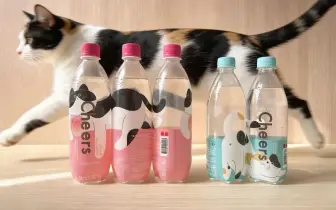 飲料零食｜貓之日掀熱潮！Cheers氣泡水貓咪主題包裝登場　貓奴必收藏