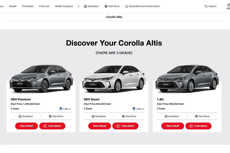 泰國Toyota Corolla Altis 1.8油車回歸