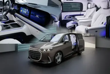 《Mercedes-Benz VLE 》純電廂型車 車艙機能變化大 兼顧家庭與商務