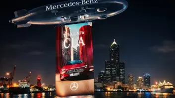 全新《Mercedes-Benz CLA》來了！信義區飛船級派對 限時開跑
