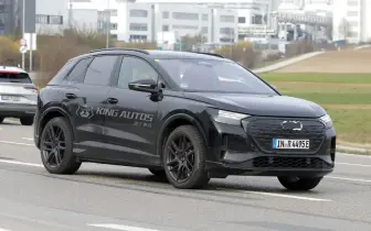 小改款《Audi Q4 e-tron》零件流出 續用後鼓煞 Q6大螢幕有望下放 