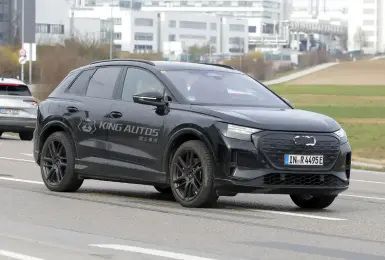 小改款《Audi Q4 e-tron》零件流出 續用後鼓煞 Q6大螢幕有望下放 