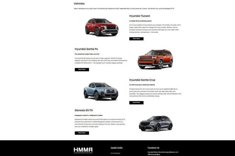 HMMA工廠目前沒有生產Elantra