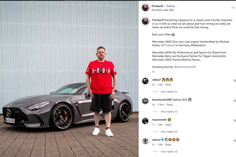 Mercedes-AMG目前唯一的V12引擎組裝技師Michael Kübler