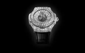 高複雜製錶與頂級珠寶的藝術融合 BIG BANG IMPACT ONE MILLION陀飛輪鑽錶