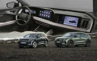 小改款《Audi Q4 e-tron》燈具科技再進化 新增外部供電&副駕駛前螢幕 續航提升至592公里