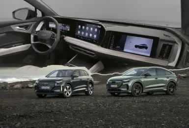 小改款《Audi Q4 e-tron》燈具科技再進化 新增外部供電&副駕駛前螢幕 續航提升至592公里