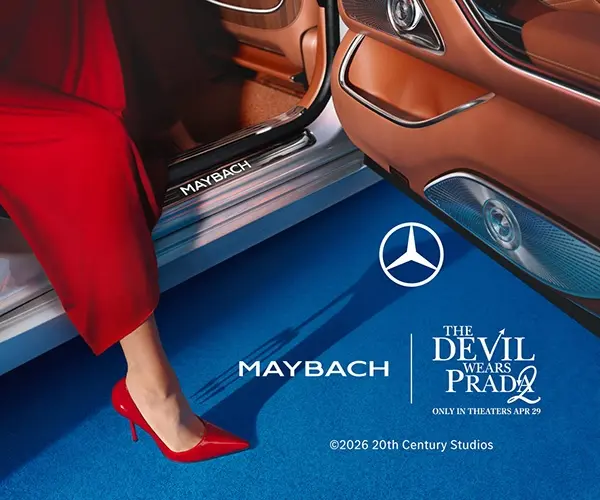 Mercedes-Maybach 登場《穿著 Prada 的惡魔 2》，將於 2026 年 4 月 29 日在台上映。