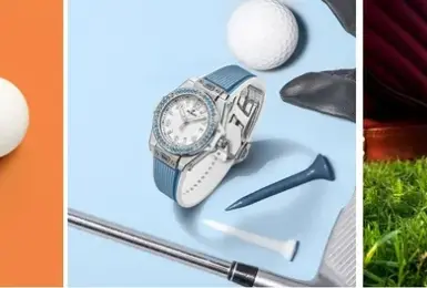 HUBLOT  Big Bang One Click 系列 重新定義女性高球時尚，演繹果嶺新風格 打造輕奢珠寶運動時計  形塑個性甜美新女力