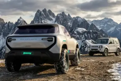 下一代 Suzuki Jimny 長這樣？Ford 設計師大膽預測：變身電動越野皮卡！
