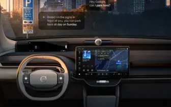 三寶救星！《Volvo EX60》首搭Gemini AI 看得懂路標&告示牌 Google地圖沉浸式導航同步登場
