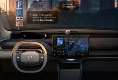三寶救星！《Volvo EX60》首搭Gemini AI 看得懂路標&告示牌 Google地圖沉浸式導航同步登場