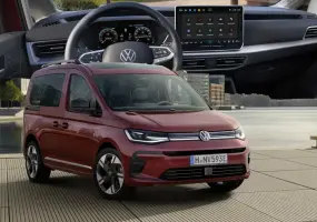 小改款《Volkswagen Caddy》車頭造型回歸傳統 換上golf同款中控螢幕