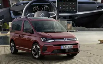 小改款《Volkswagen Caddy》車頭造型回歸傳統 換上golf同款中控螢幕