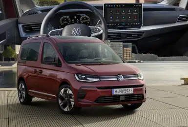 小改款《Volkswagen Caddy》車頭造型回歸傳統 換上golf同款中控螢幕