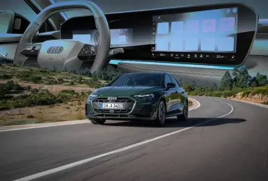 《Audi A3》取消類藍寶基尼出風口 中控台改成常見的曲面螢幕