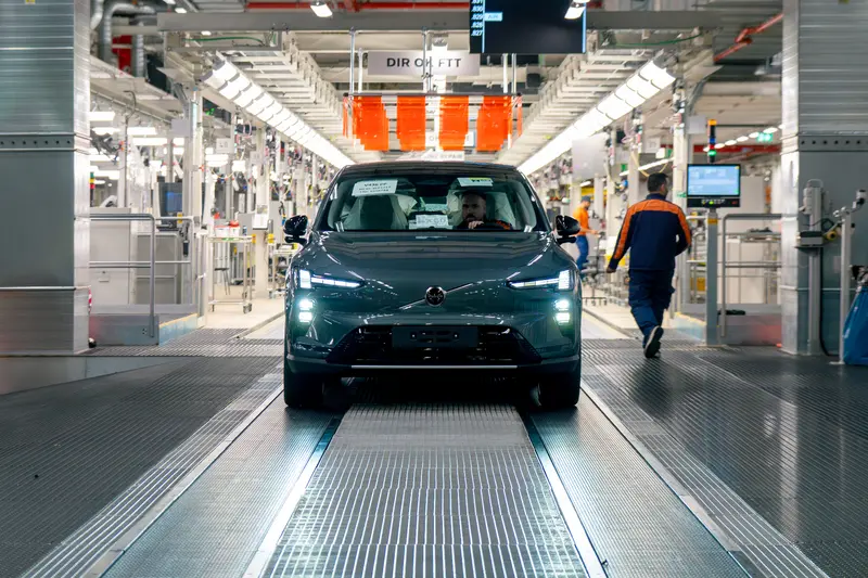 瑞典哥特堡（Torslanda）工廠目前生產EX60純電休旅車