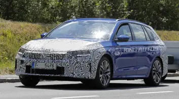 純電再等等！《Skoda Octavia Combi》2次小改款續命 車頭換上最新設計語彙