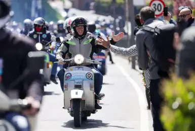Vespa 80周年慶典於羅馬盛大揭幕 限時四天吸引全球萬名車迷熱血朝聖