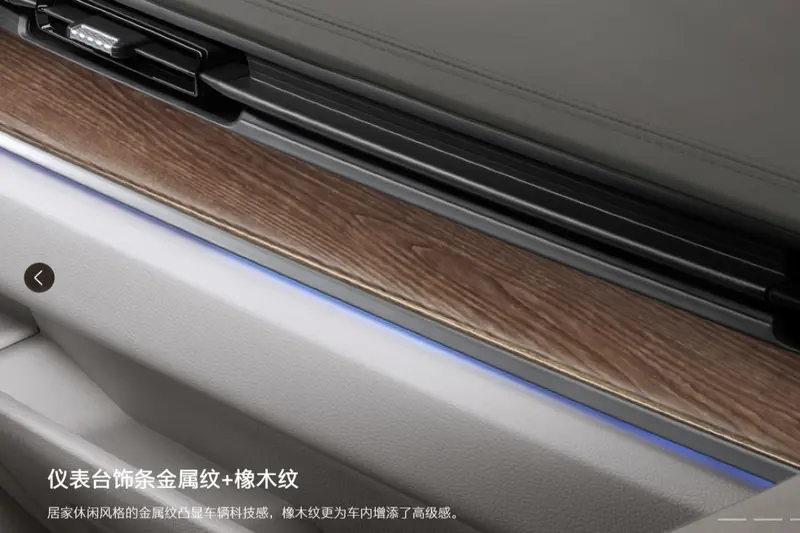 南陽將為Custin新增木紋中控台飾板。圖片為中國小改款後新增木紋飾板。