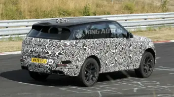 小改款《Range Rover Sport》換上超大尾管 燈組細節曝光 續用V8引擎